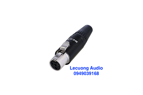 Jack canon cái mini mạ vàng - jack canon 4 pin - rean/neutrik - model rt4fc-b - made in china.