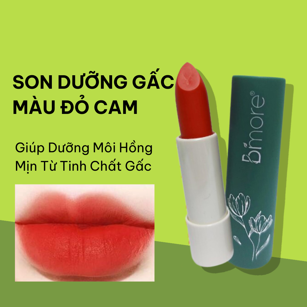 Son dưỡng bambi 28_ đỏ cam gấc