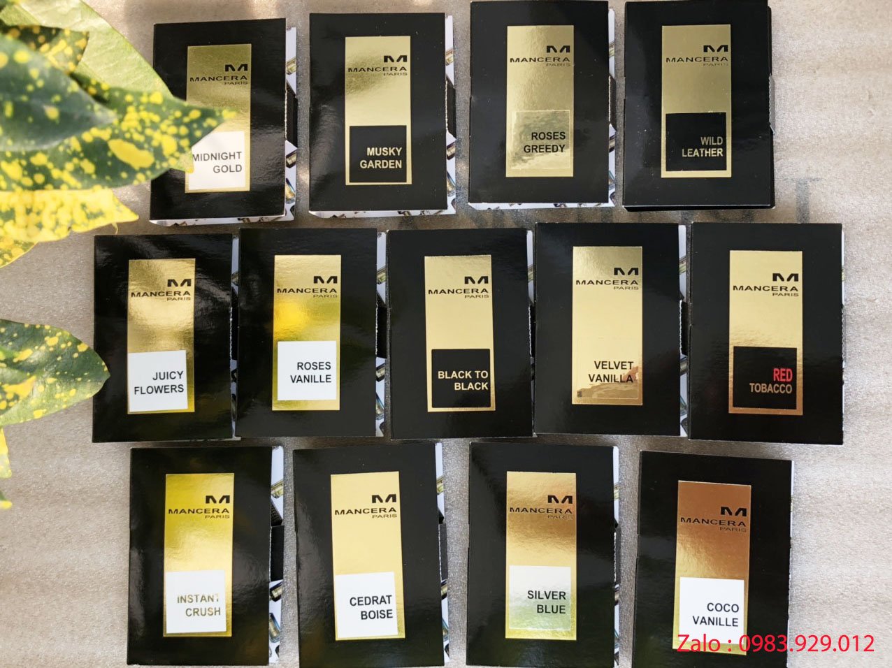 Mẫu thử Vial nước hoa Mancera Paris các mùi