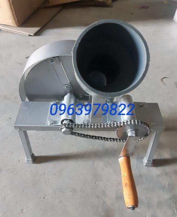 MÁY THÁI HÀNH TỎI QUAY TAY DẠNG XÍCH TẶNG BỘ DAO 30K