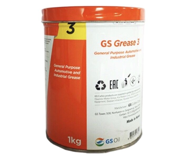 Mỡ bò vàng bôi trơn chịu nhiệt gs kixx grease 3 1kg