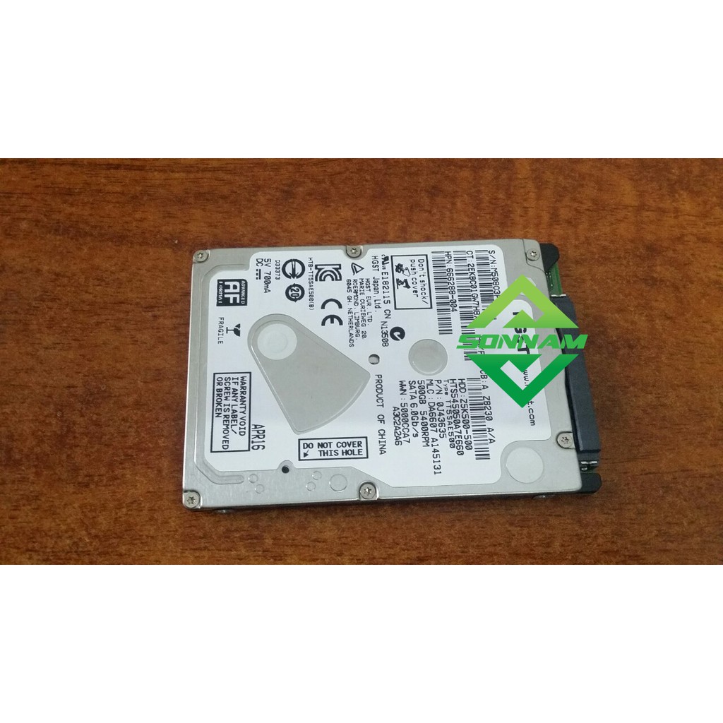 Ổ cứng laptop hsgt hitachi - hdd hitachi 500gb nhập khẩu