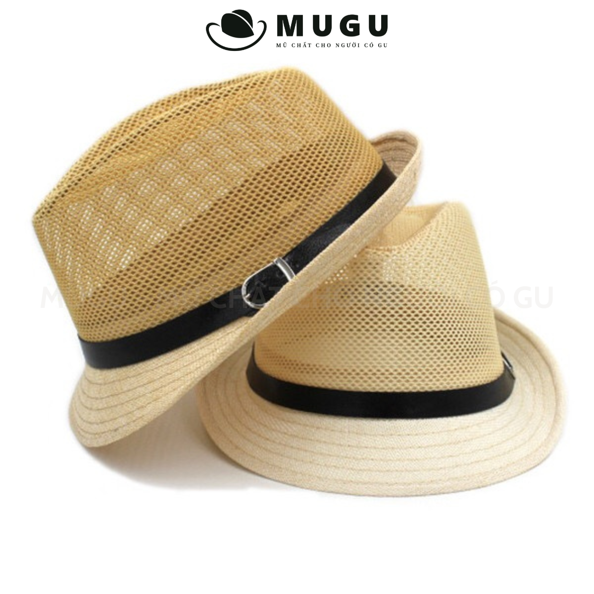 Mũ Cói Vành Nhỏ MC07 Dễ Phối Đồ - Mũ Cói Đi Biển Chống Nắng | MUGU