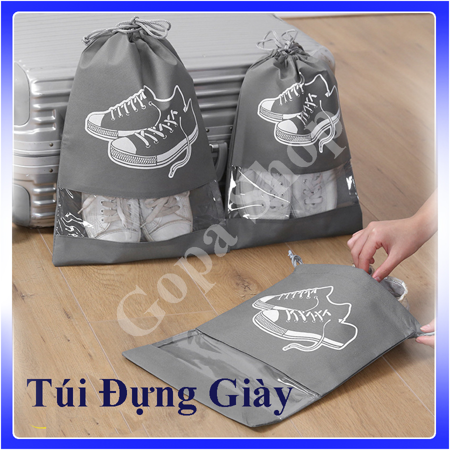 ❄️Túi Đựng Giày❄️ FREESHIP❄️ Túi Dây Rút Đựng Dép Du Lịch Có Dây Rút 36x26cm KhôngThấm Nước