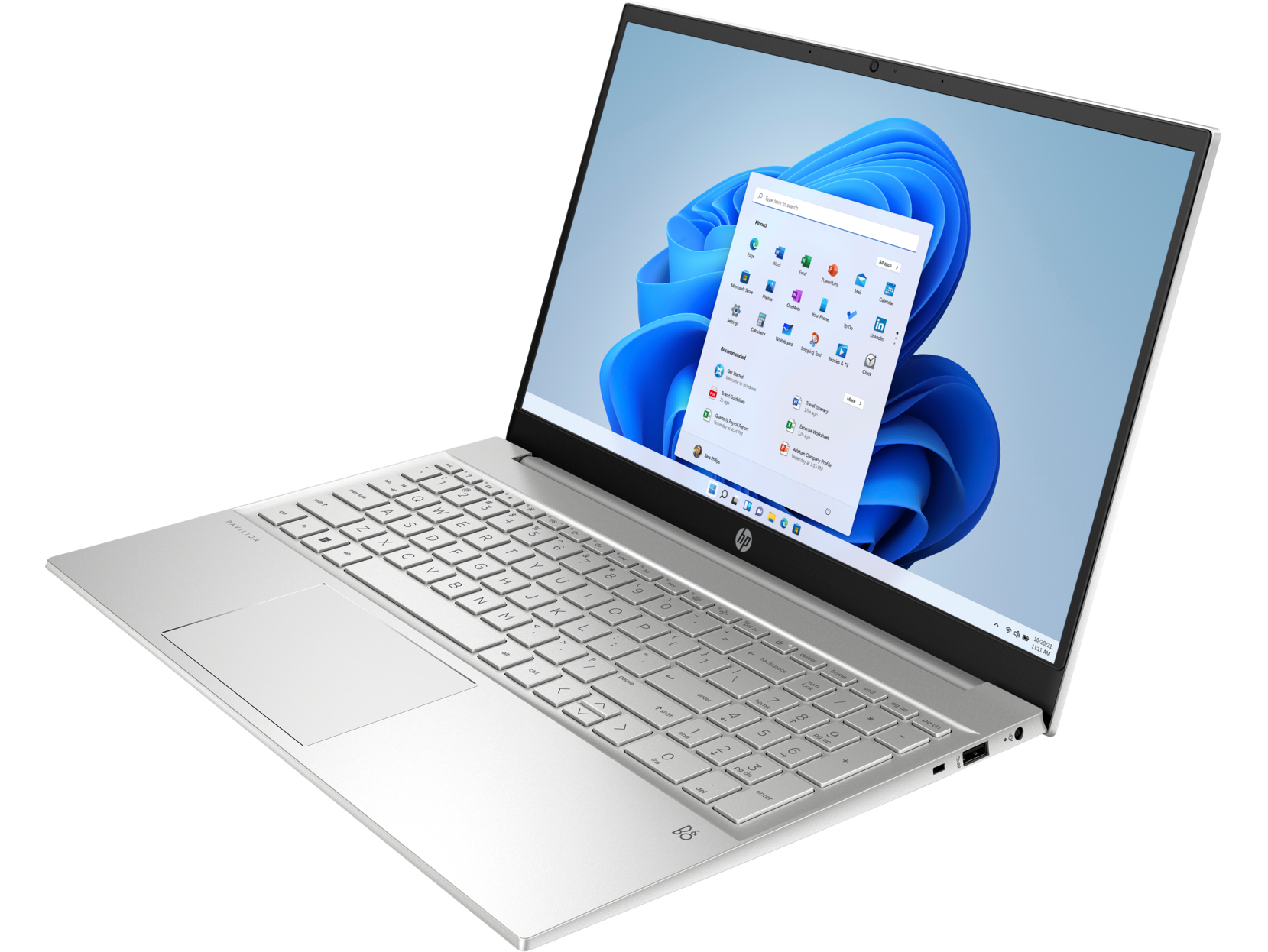 Laptop hp pavilion 15 7c0q7pa i5-1235u | 8gb | 256gb | iris xe graphics | win11