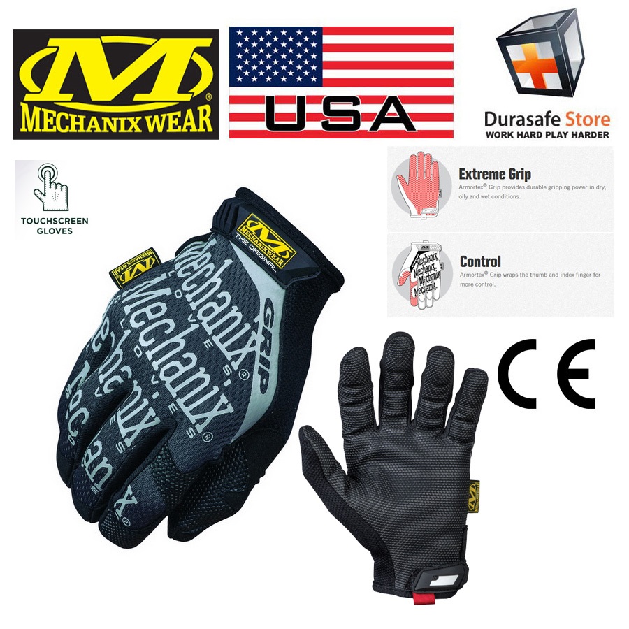 Găng tay MECHANIX MGG-05 Original Grip Glove màu đen size M-XXL