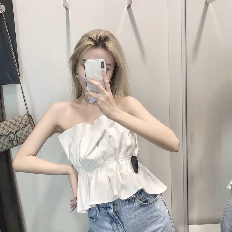 Áo quây croptop