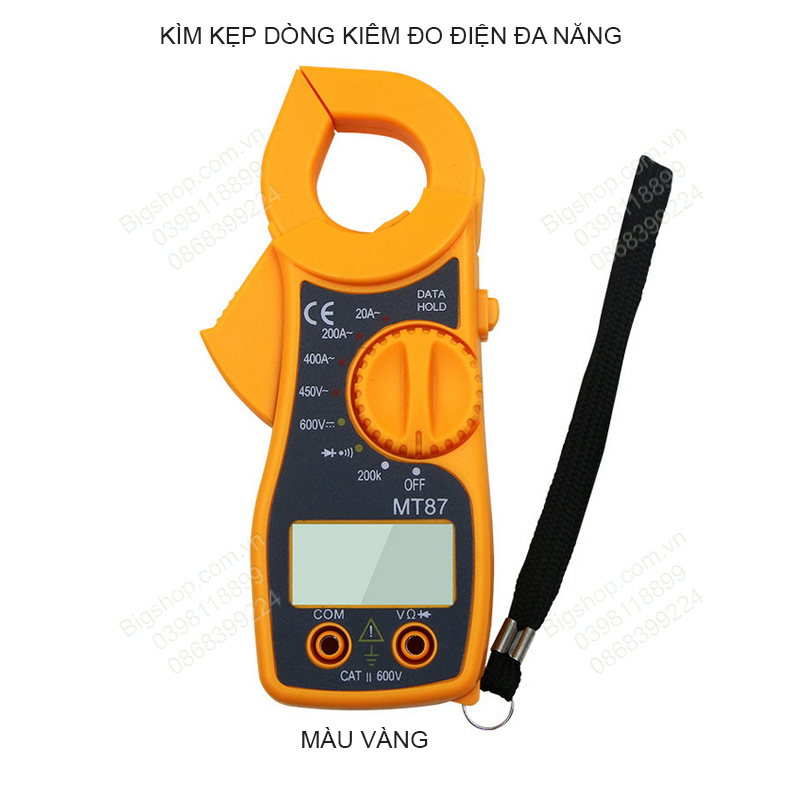 Ampe kìm kẹp đo dòng điện kiêm đồng hồ đo điện đa năng