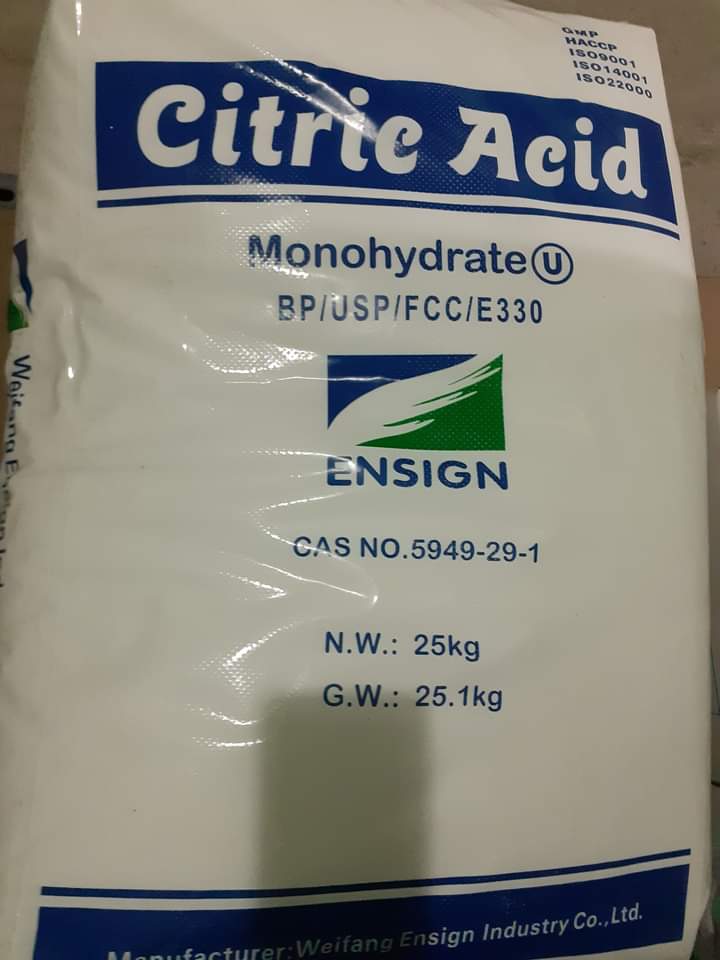 Acid Citric Monnohydrate_Chất tạo chua vị chanh -