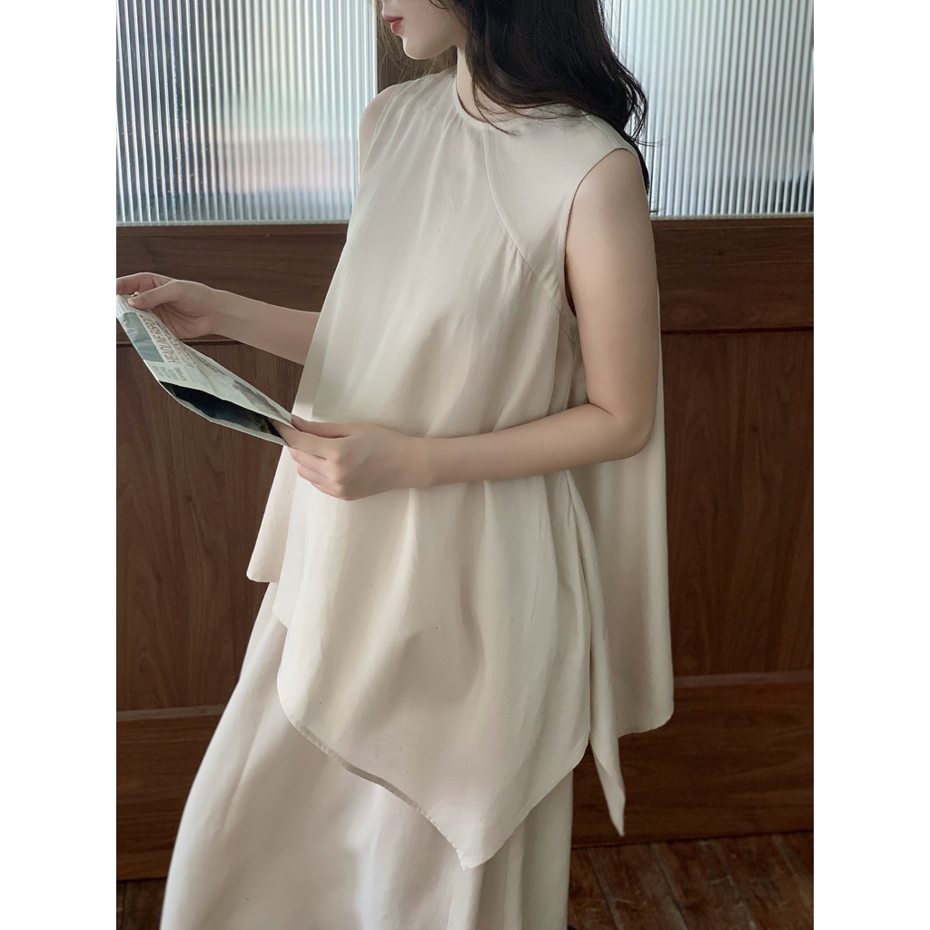 Áo lụa tơ đũi Vạt ChéoThục Uyên - Đing Đang