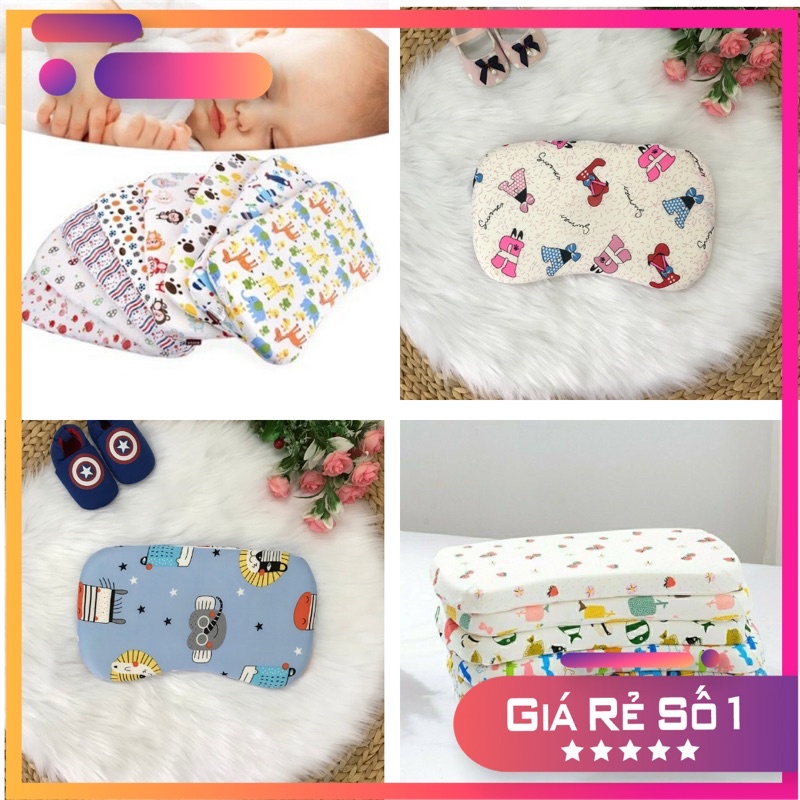 Gối cao su non gối chống bẹp đầu chống méo đầu cho bé