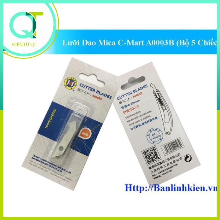 Lưỡi dao mica c-mart a0003b thay thế lưỡi cho dao cắt mica