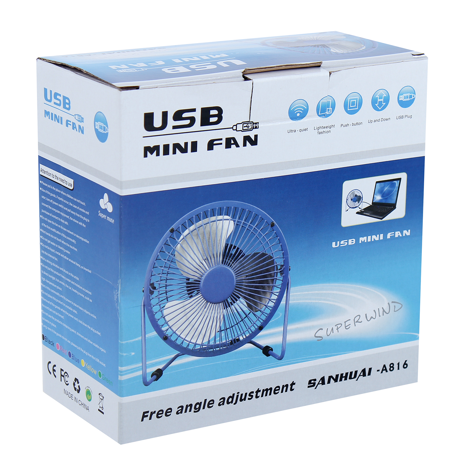 Quạt usb lồng sắt a18