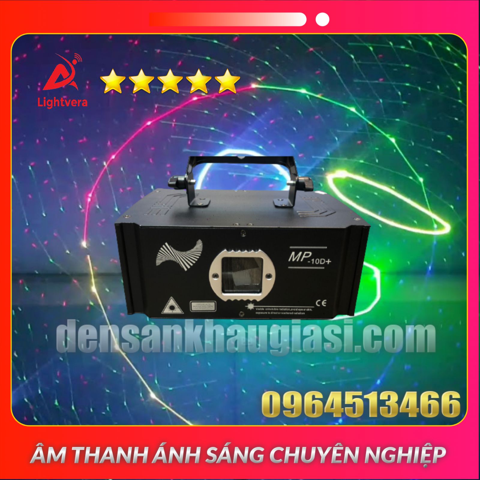 Đèn Bay Phòng Laser 10D Plus