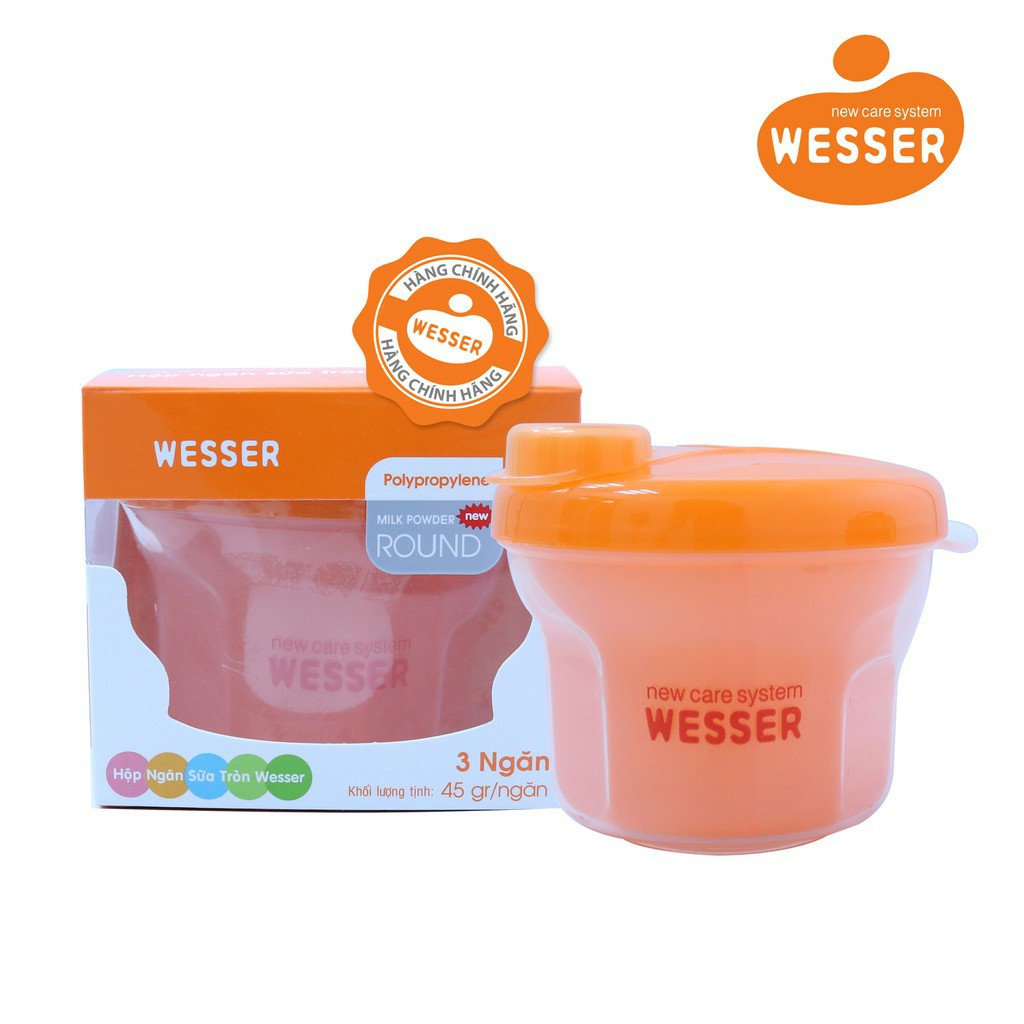 Hộp Ngăn Sữa Tròn Wesser