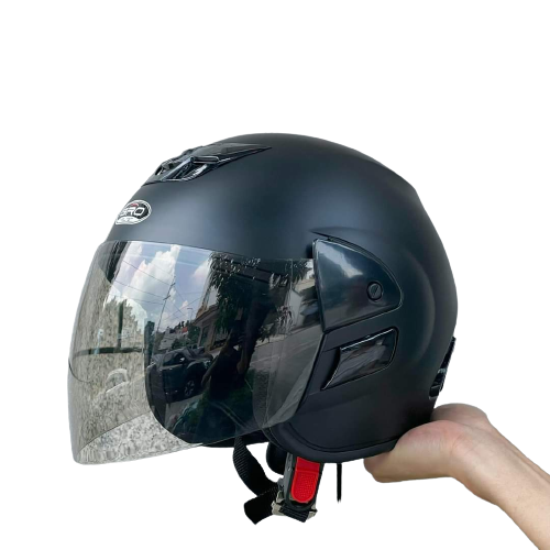 Mũ bảo hiểm Nam 3/4 có kính GRO honda