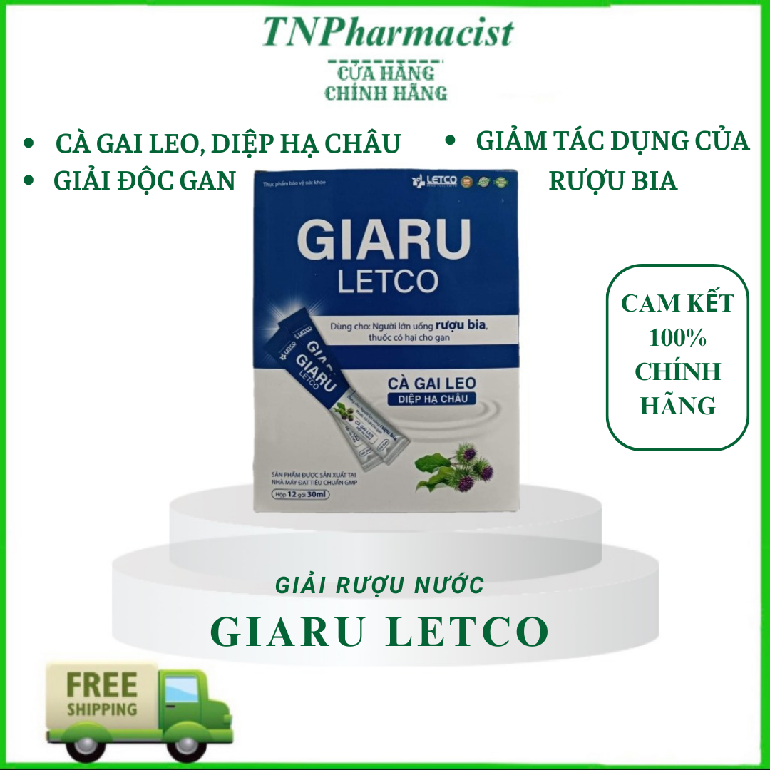 Giải rượu nước - Giaru Letco - giải độc gan, giải rượu bia