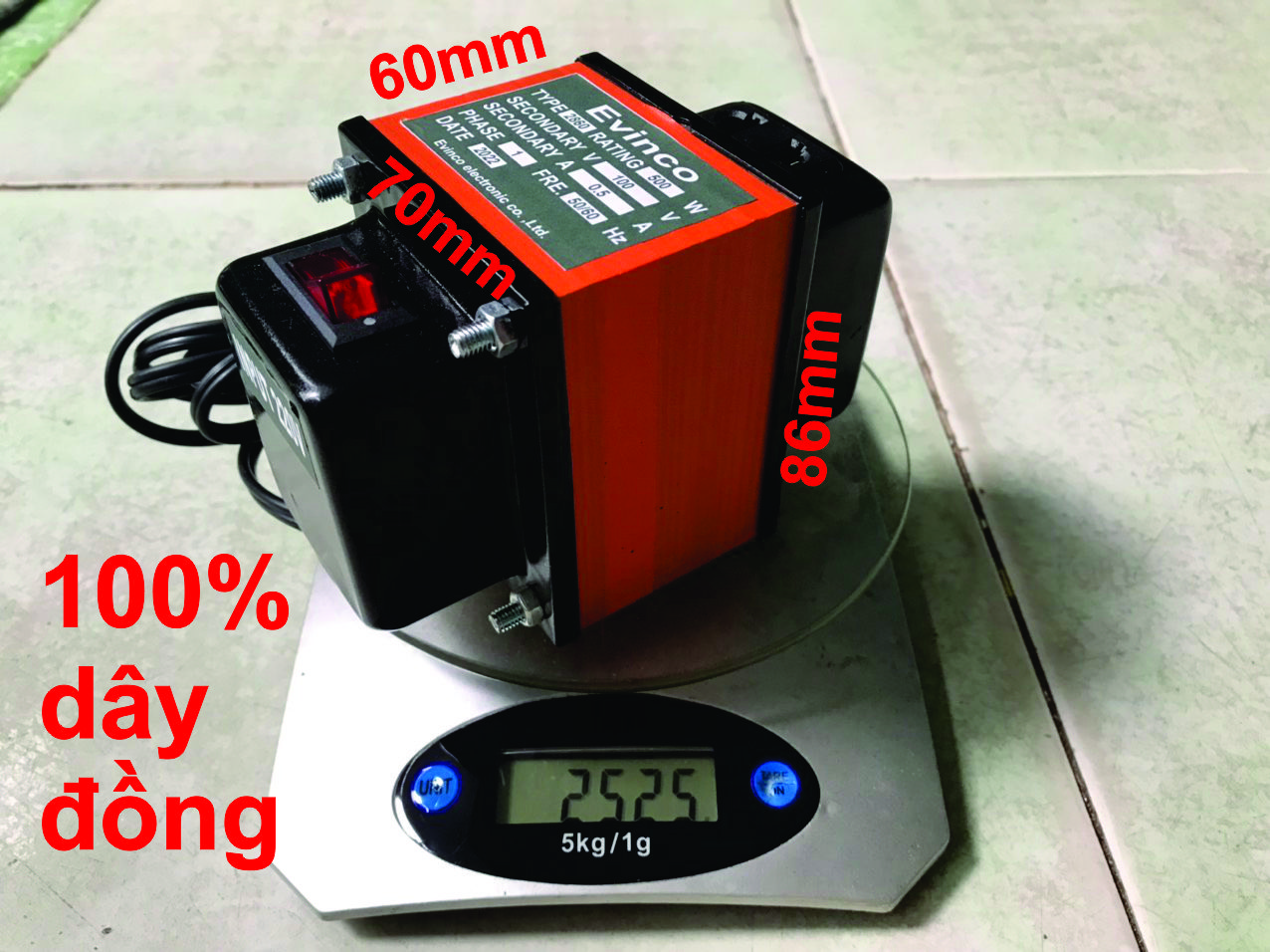 Biến thế 300w, biến áp 220v ra 100v,110v, 50/60hz, sử dụng cho máy lọc không khí, máy lọc nước 100v, máy nội địa nhật điện áp 100v.