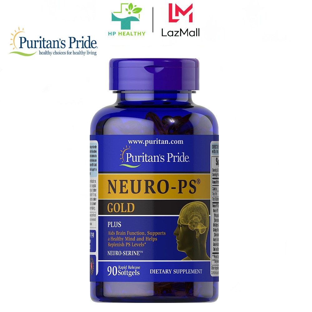 Viên Uống Bổ Não Puritan s Pride Neuro-PS Phosphatidylserine 100mg 90 Viên