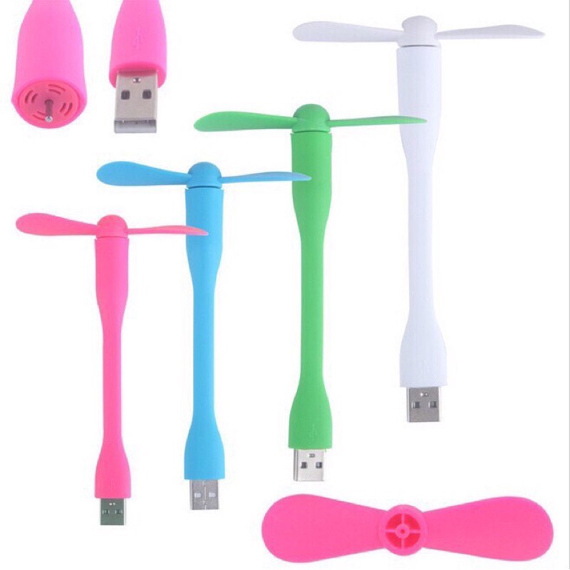 Quạt usb mini 2 cánh , Quạt usb mini cắm sạc dự phòng,Quạt usb mini thiết kế nhỏ tiện dụng,AK