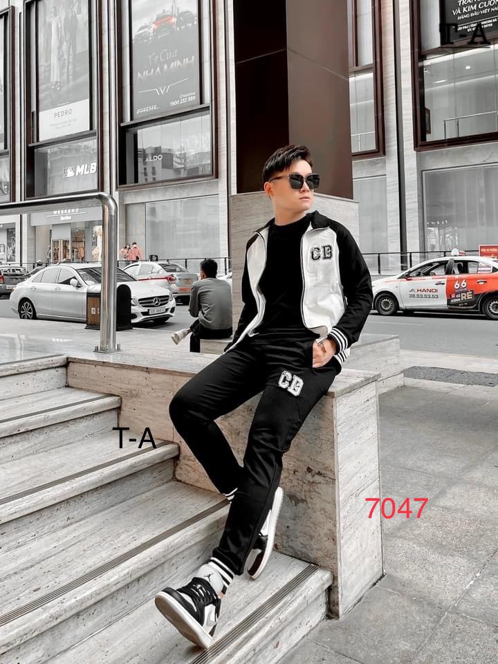 Bộ đông nam BND07 bộ dài tay nam thu đông hottrend