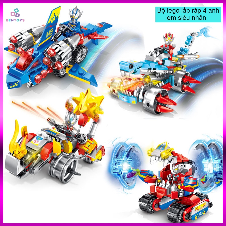 Đồ chơi lắp ráp siêu nhân Ultraman mã 27208 Bentoys