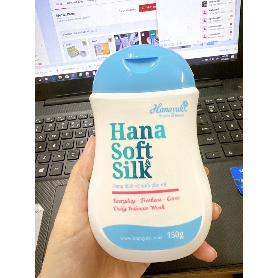 [HCM]Dung dịch vệ sinh Hana soft sikl 100% chính hãng CamLinhshop