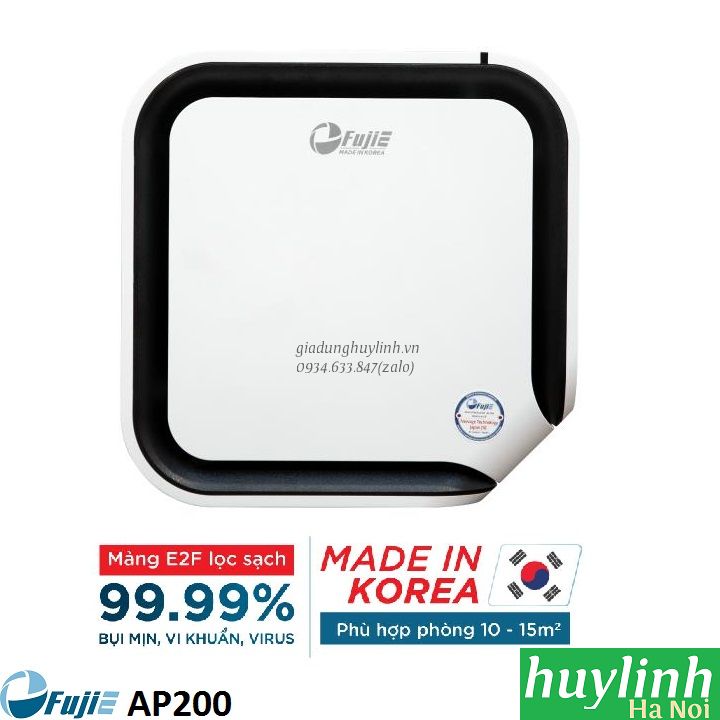 Máy lọc không khí fujie ap200 - made in hàn quốc - 10 - 15 m2