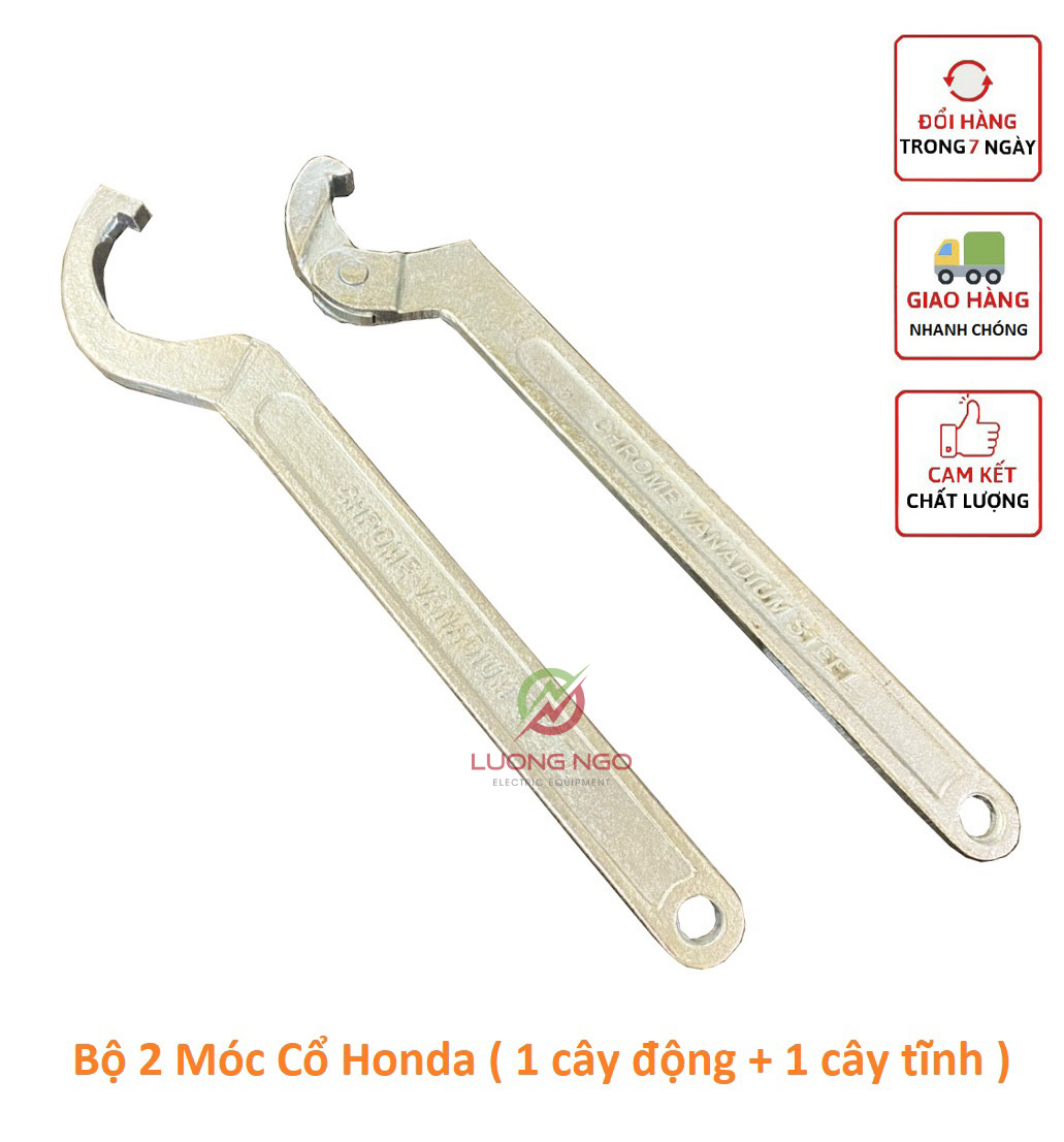 Bộ 2 móc cổ honda|1 cây động + 1 cây tĩnh