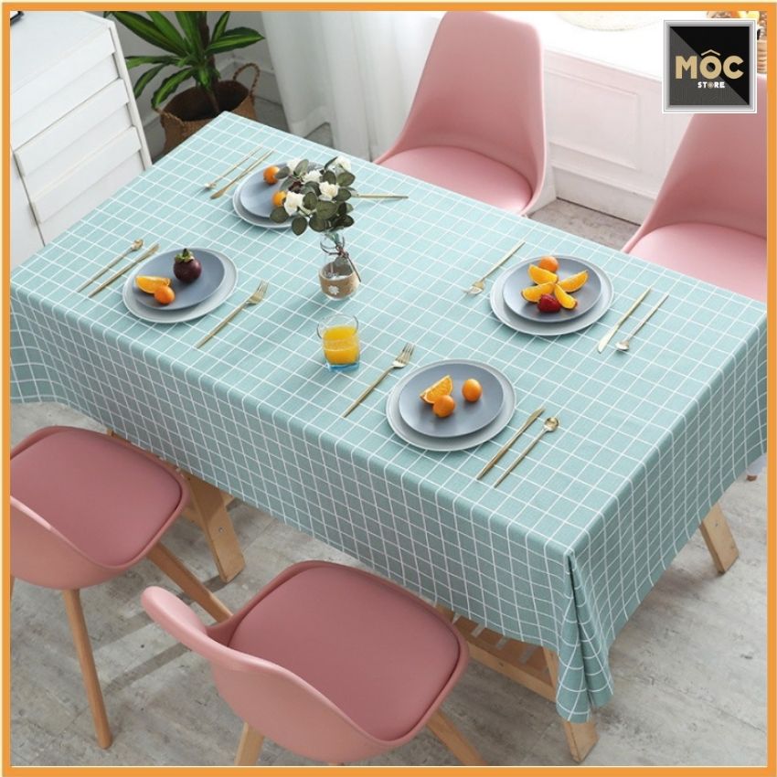 KHĂN TRẢI BÀN CHỐNG THẤM SIZE LỚN 137 X 152 hoặc 180CM nhựa mềm PVC, Mộc Shop Saigon, M0148, dễ lau sạch, màu sắc lịch sự trang nhã, Họa Tiết vintage, khăn picnic chống nước, dầu mỡ, phông nền chụp hình sản phẩm,cao cấp giá rẻ