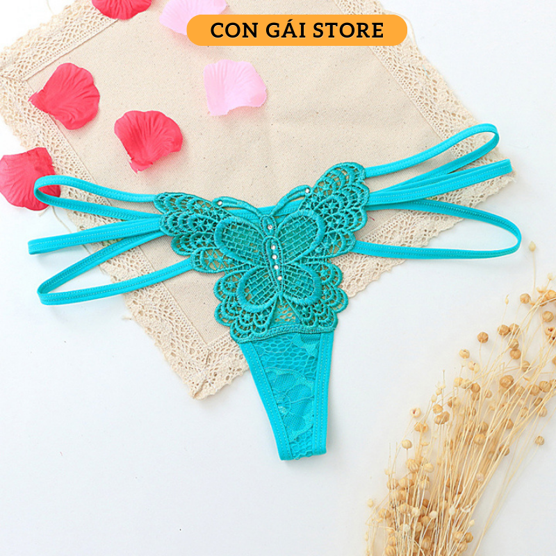 Quần lót nữ lọt khe ren cao cấp chip sexy hình bướm quyến rũ TL029 Con Gái Store
