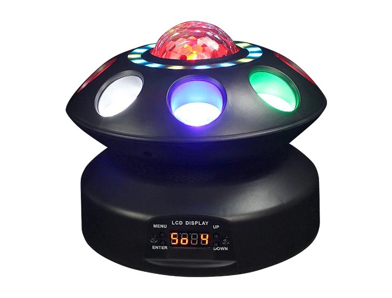 Đèn nấm đĩa bay ufo-đèn xoay 7 màu - chuyên dùng sân khấu vũ trường quán bar