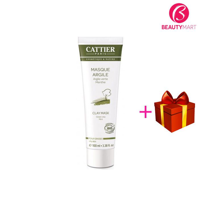 Mặt nạ đất sét Cattier Green Clay Mask cho da dầu