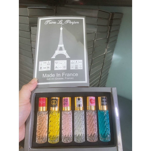 Set nước hoa tháp 6 chai 20ml
