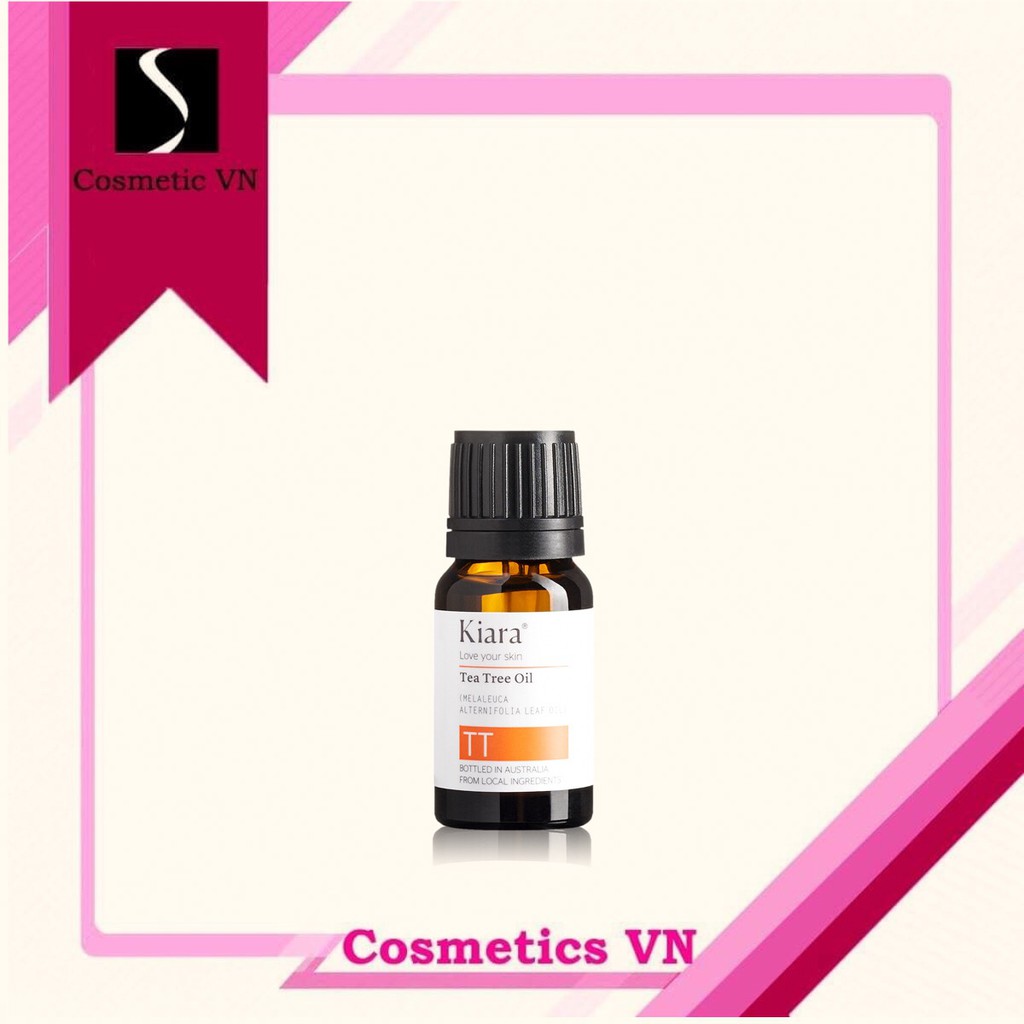Chấm mụn tràm trà trị mụn kiara tea tree oil 10ml