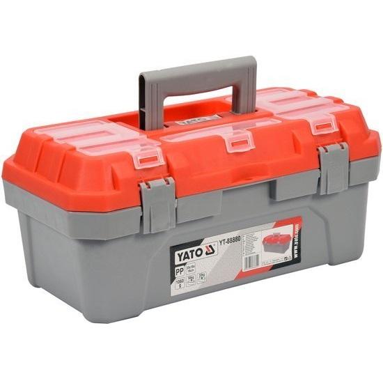 Hộp đựng đồ nghề bằng nhựa 2 ngăn yato yt-88880