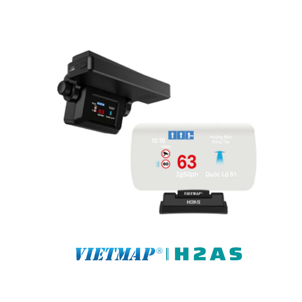 Hud hiển thị kính lái vietmap h2as