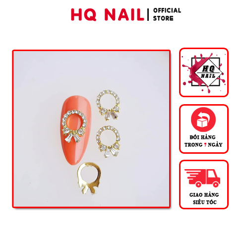 Charm nơ siêu đẹp bí quyết trang trí móng xinh cho chị em làm nail