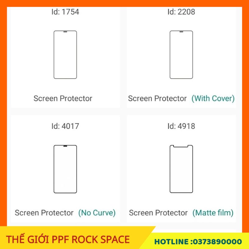 Dán màn hình PPF Samsung Galaxy Note 9 ( Có Mặt trước, Mặt Sau, Full bộ theo lựa chọn) Rock Space