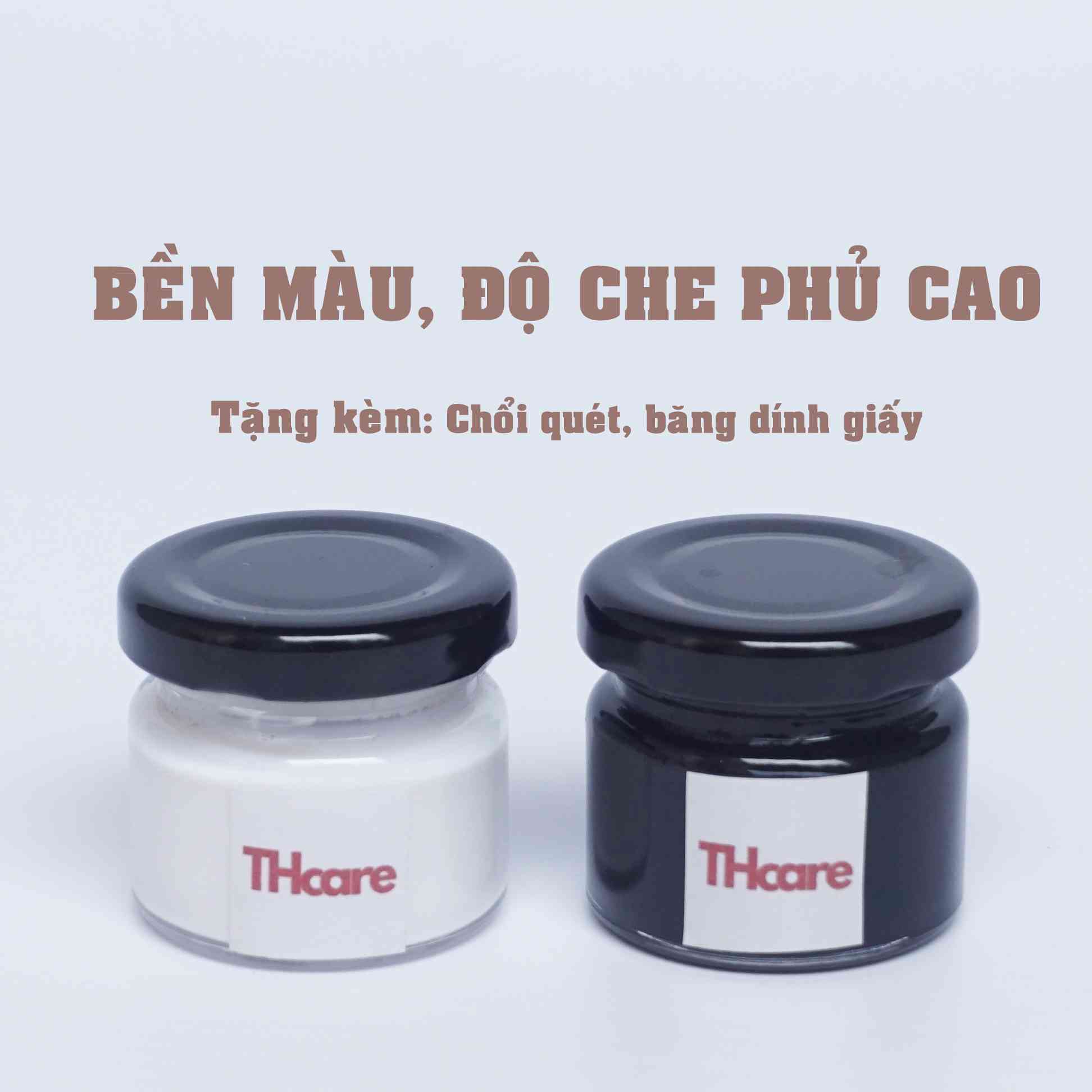 Sơn đế giày THcare giúp phục hồi màu và che vết nứt đế giày lọ 30ml