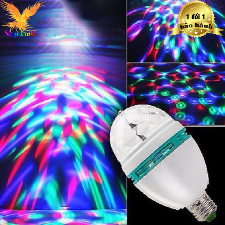 [HCM] Đèn LED 7 màu vũ trường Đèn nháy đèn chớp 7 màu, đèn trang trí đèn Led vũ trường