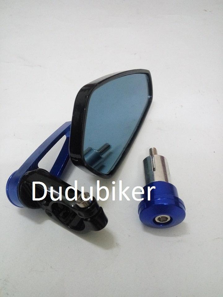 [Màu xanh dương] 1 cái gương gù tay lái xe máy màu xanh