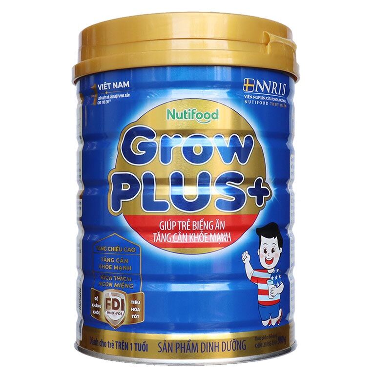 [Hoàn tiền 12%] Sữa Bột Nutifood Grow plus+ xanh 900g ( Mẫu Mới )