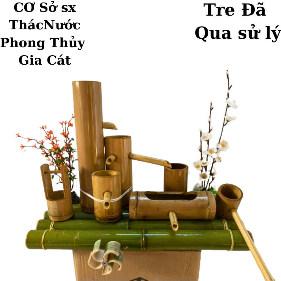Thác nước tiểu cảnh- thác nước phong thủy đẹp- mini -trang trí mẫu 202 gia cát