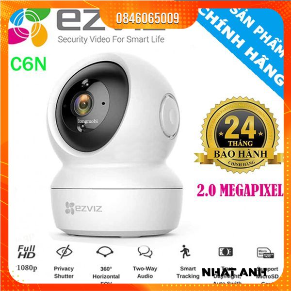 Camera wifi Ezviz C6N 1080p(2M) - Hàng chính hãng