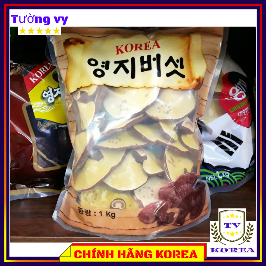 Nấm linh chi bao tử hàn quốc chính hãng, túi 1kg - Thải độc, thanh lọc cơ thể, phòng ngừa ung thư, chavykorea