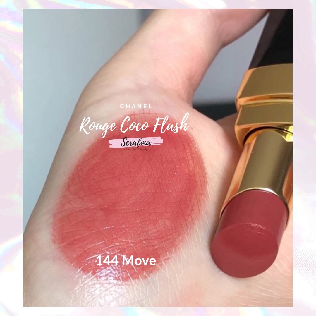 Chanel Flame 164 Rouge Coco Flash Lip Colour Review  Swatches