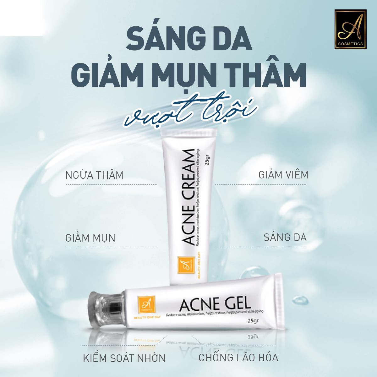 COMBO MỤN BEAUTY ONE DAY A COSMETICS