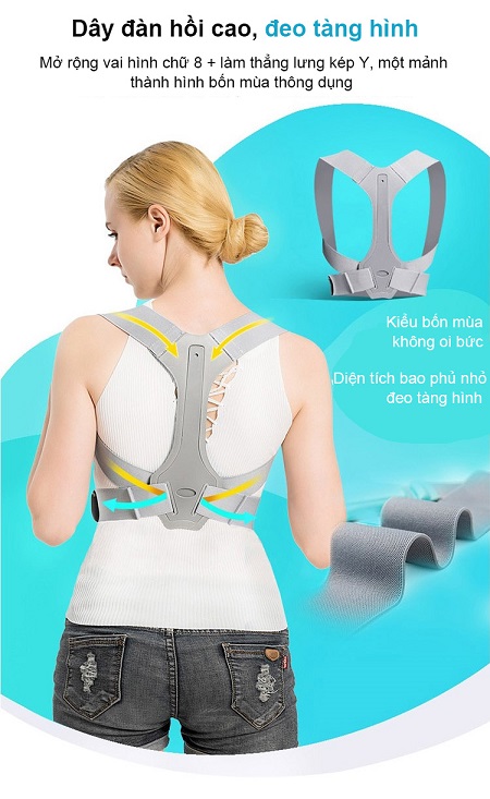 Euro quality - đai chống gù lưng cao cấp phù hợp cho mọi lứa tuổi rego-1475