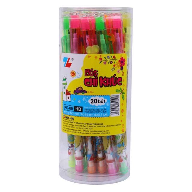 1 hộp 20 chiếc bút chì khúc tl pc09